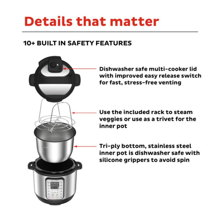 Instant Pot Duo Plus Multi Cooker - 5.7L