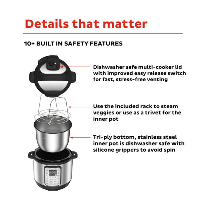 Instant Pot Duo Plus Multi Cooker - 8L