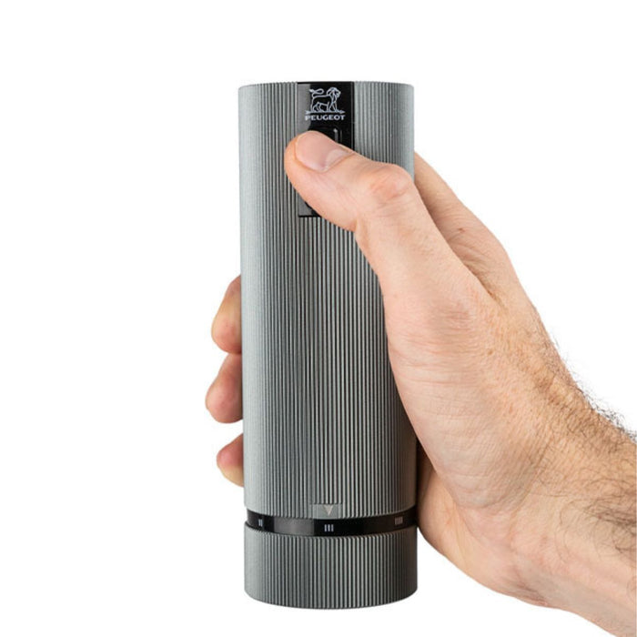 Peugeot Line Electric uSelect Pepper Mill - Carbon - 15cm
