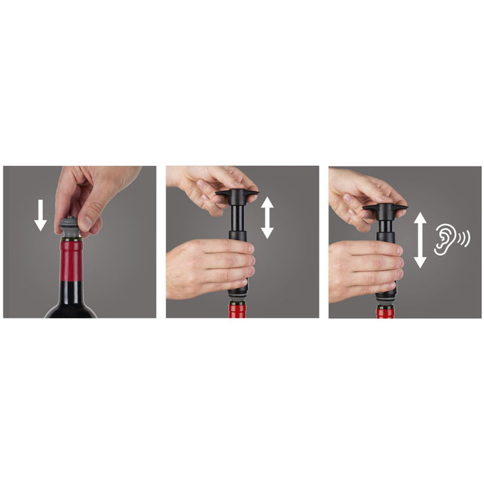 Vacu Vin Wine Saver Pump and 2 Stoppers