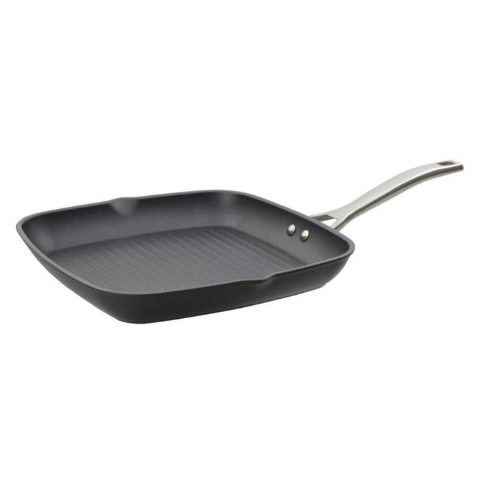 Pyrolux Induction Hard Anodised+ Grill Pan - 28cm
