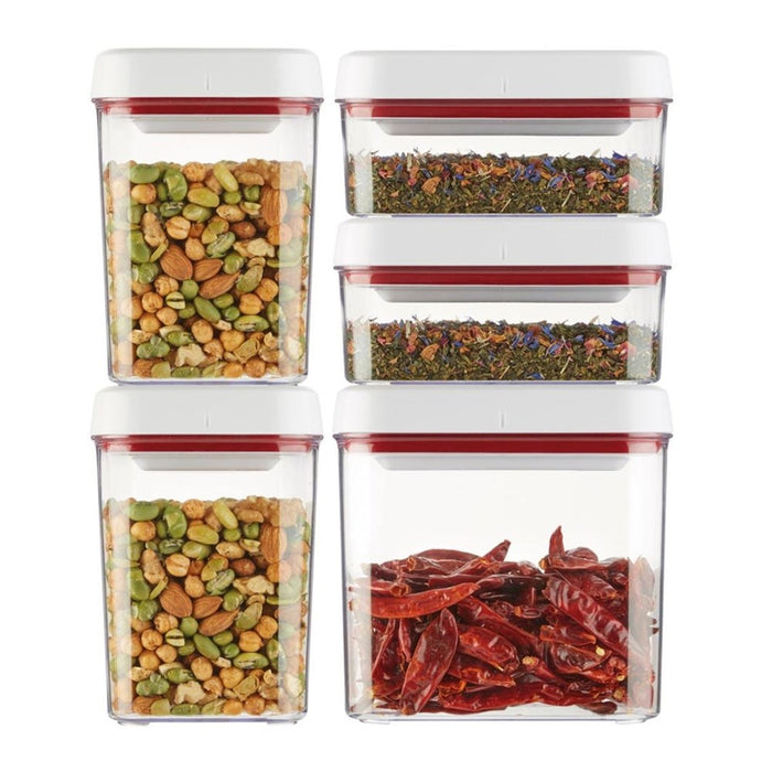 Zyliss Twist and Seal Containers Set - 5 Piece