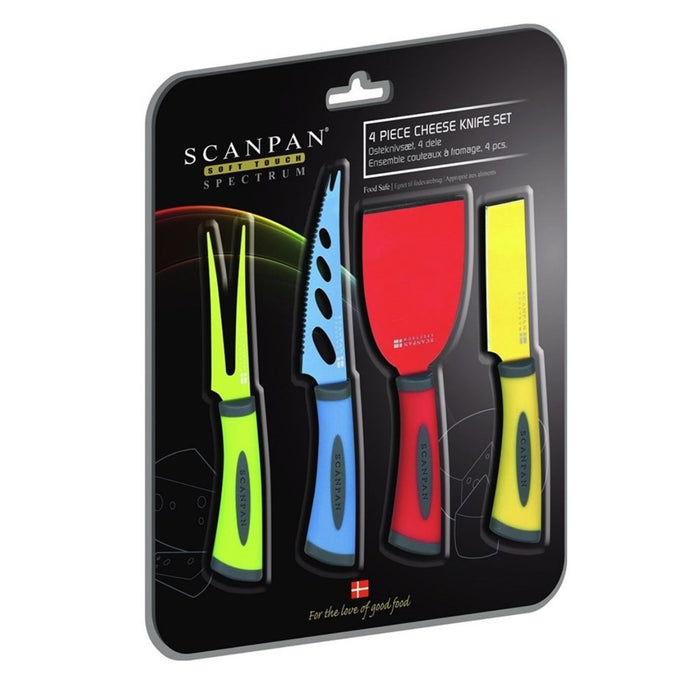 Scanpan Spectrum Cheese Knife Set - 4 Piece