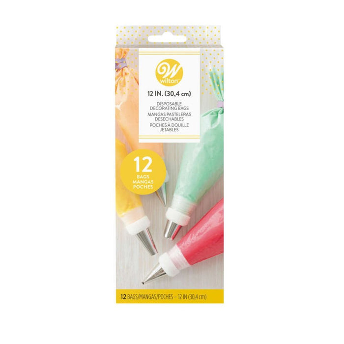 Wilton 12 Inch Disposable Decorating Bags - 12 pack