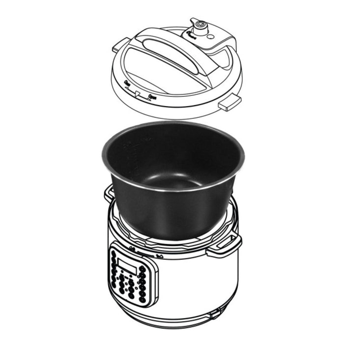 Instant Pot - Inner Pot with Ceramic Non-Stick Coating - 3 Litre