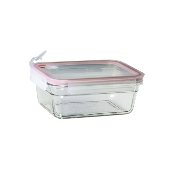 Glasslock Oven Safe Rectangle Food Container with Air Cap Lid - 970ml