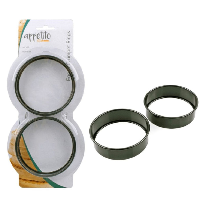 Appetito Crumpet Rings - Set of 2