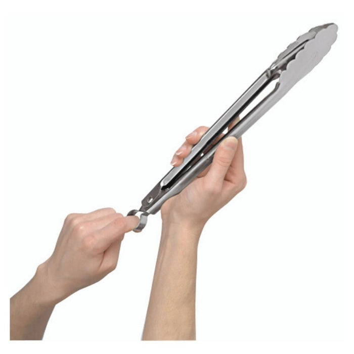 Cuisipro Stainless Steel Locking Tongs - 24cm