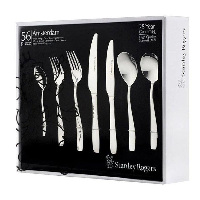 Stanley Rogers Amsterdam - 56 Piece Cutlery Set