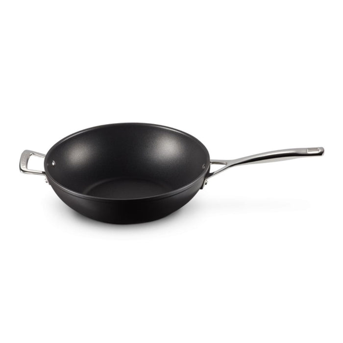 Le Creuset Toughened Non-Stick Stir-Fry Pan with Helper Handle - 30cm