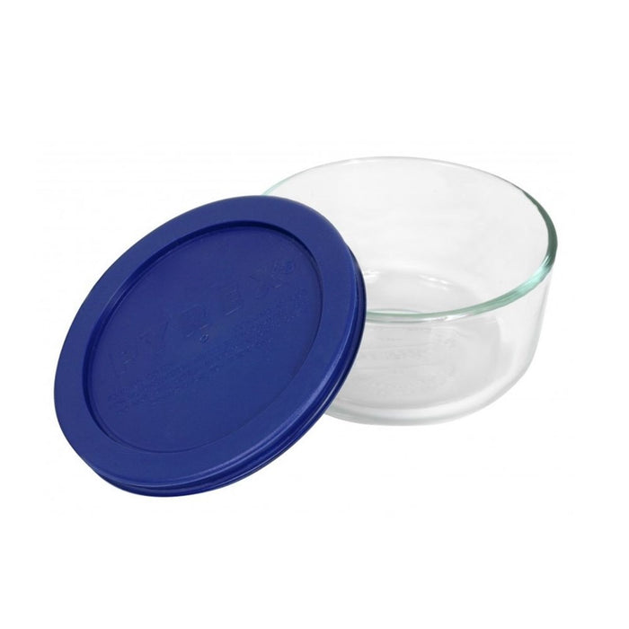 Pyrex Simply Store Round Glass Container with Lid - 2 Cup / 470ml