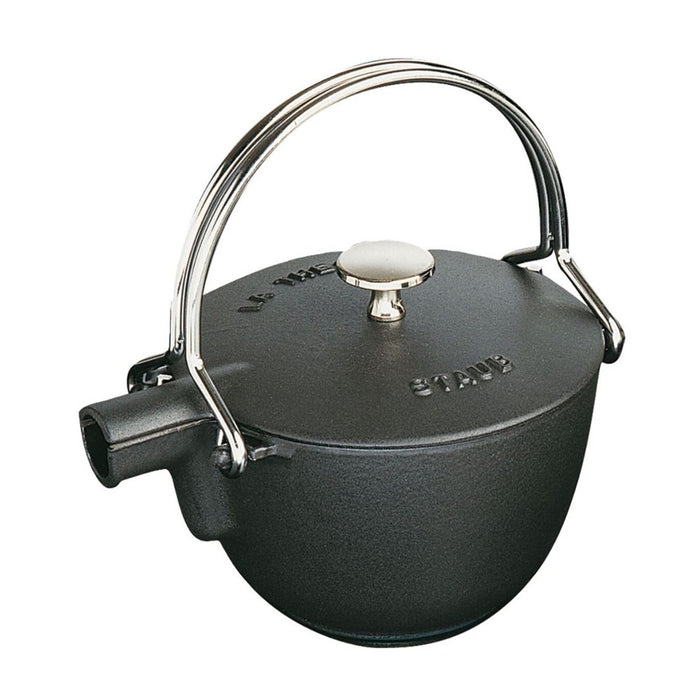 Staub Cast Iron Round Teapot With Tea Infuser - 1.15L