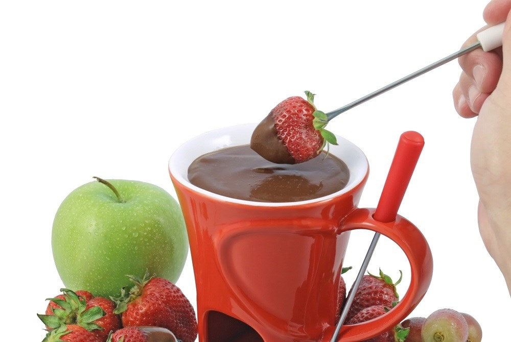 Swissmar Sweetheart 4 Piece Chocolate Fondue Mug Set