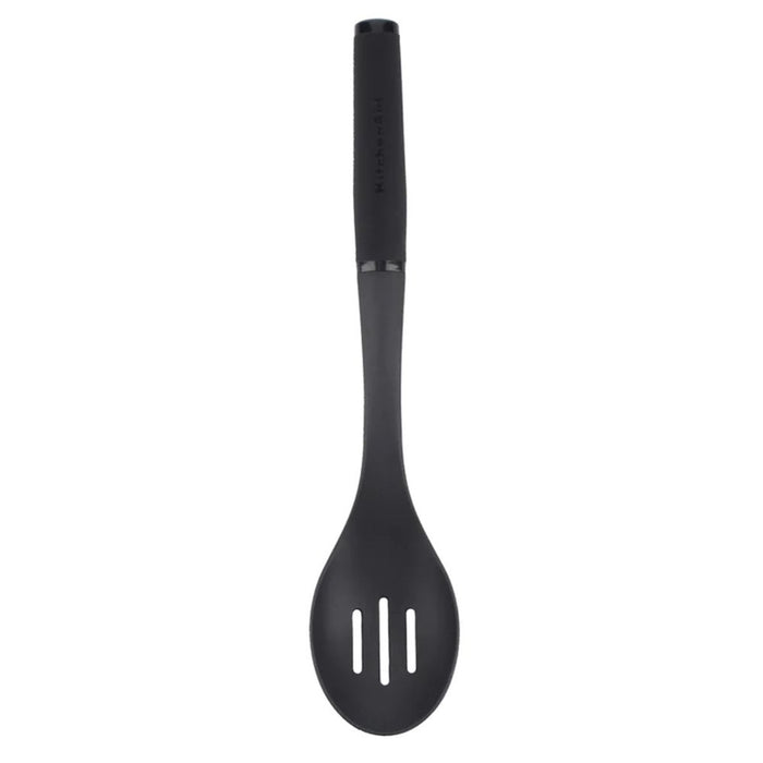 KitchenAid Soft Touch Slotted Spoon - Black