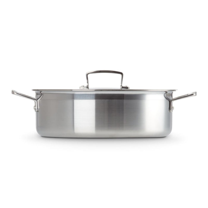 Le Creuset 3 Ply Stainless Steel Sauteuse with Lid - 28cm