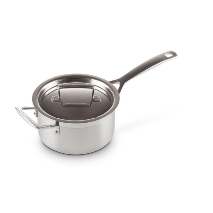 Le Creuset 3 Ply Stainless Steel Saucepan with Lid - 16cm