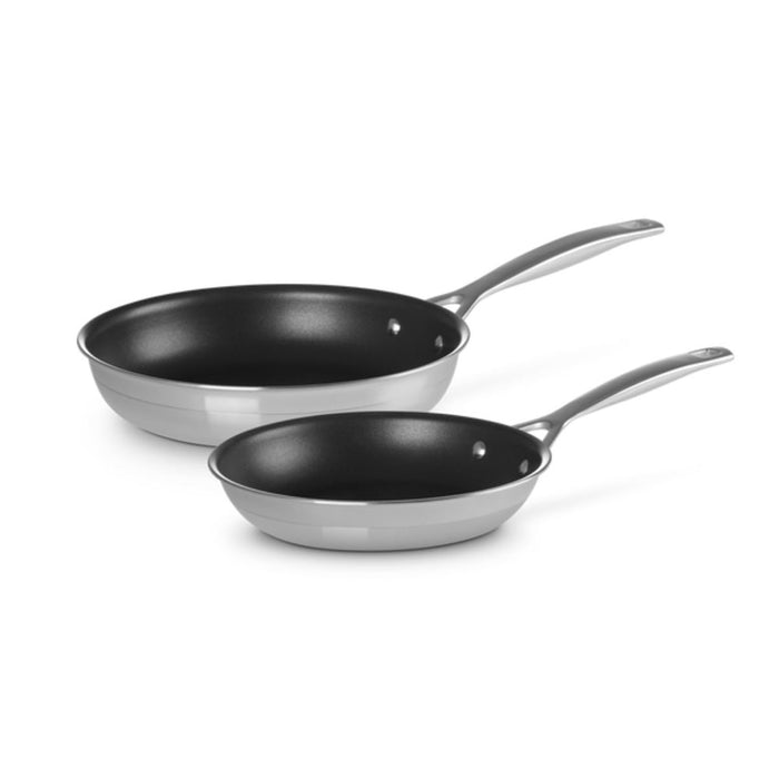 Le Creuset 3 Ply Stainless Steel Non-Stick Fry Pan Set - 2 Piece