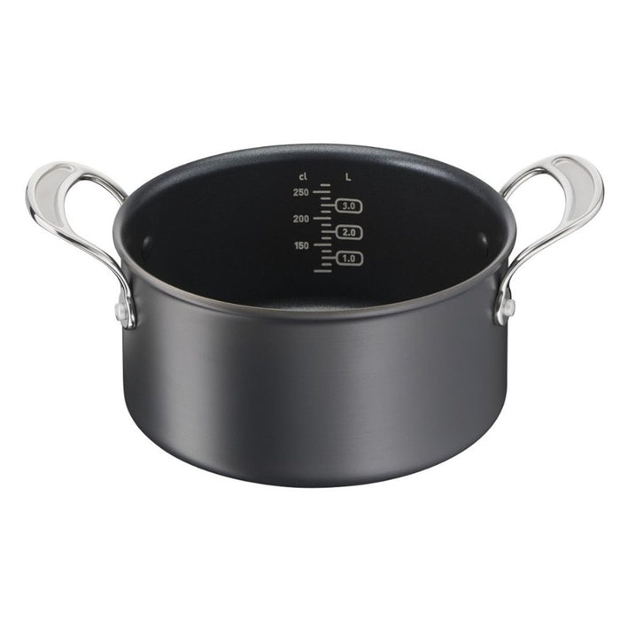 Jamie Oliver Cooks Classic Induction Hard Anodised Stewpot with Lid - 24cm
