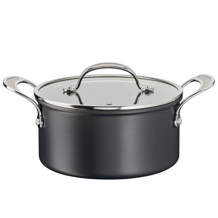 Jamie Oliver Cooks Classic Induction Hard Anodised Stewpot with Lid - 24cm