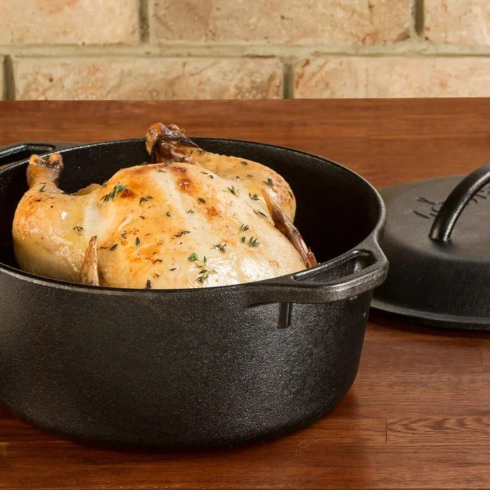 Lodge Cast Iron Dutch Oven with Loop Handle - 4.7L