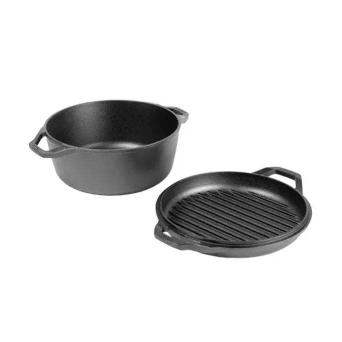 Lodge 'Chef Collection' Double Dutch Oven - 5.7L