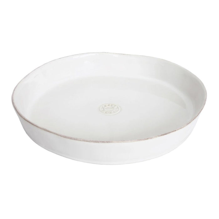Costa Nova Fluted Round Pie Dish - White 30cm