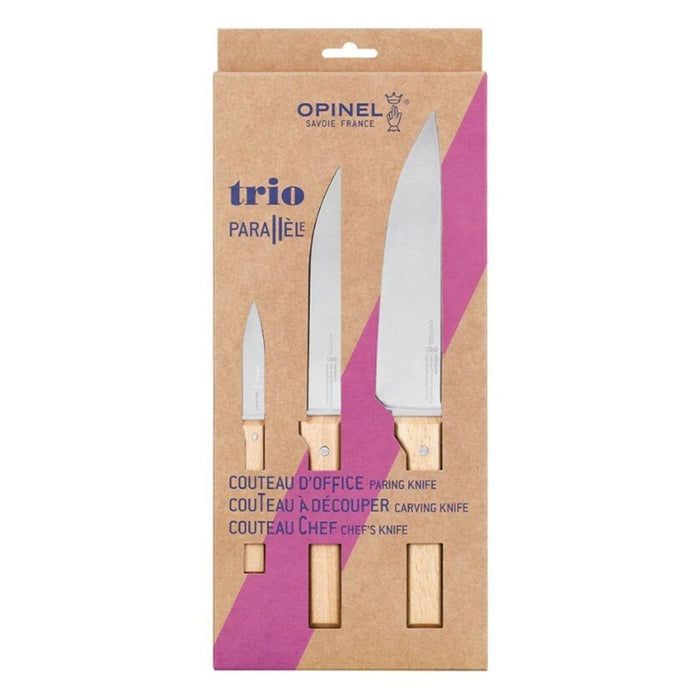Opinel Parallele Trio Chef Knife Set