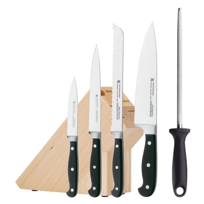 WMF Spitzenklasse Plus 6 Piece Knife Set - Beech