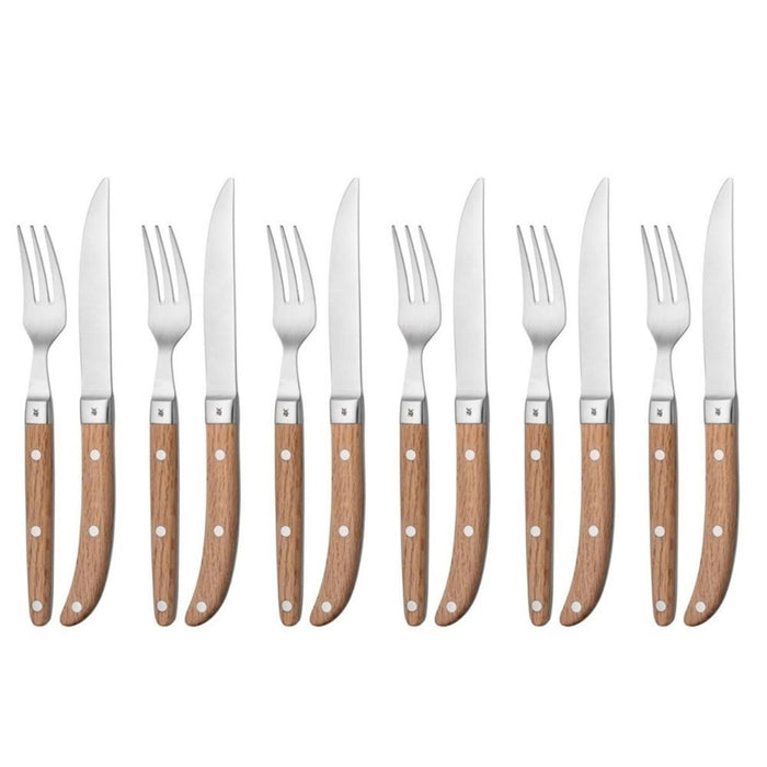 WMF Ranch Steak Knife & Fork Set - 12 Piece